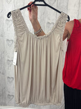 Load image into Gallery viewer, Ava - Bubble Hem Stretch Vest Top - Cerise Pink