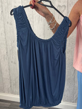 Load image into Gallery viewer, Ava - Bubble Hem Stretch Vest Top - Cerise Pink