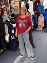 Load image into Gallery viewer, Soft Knit Sequin Animal Bow Jumper