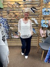 Load image into Gallery viewer, The Melanie - White Crochet Top
