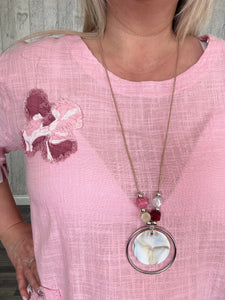 The Donna - Pink Cotton Top