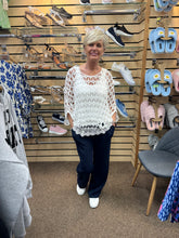 Load image into Gallery viewer, The Melanie - White Crochet Top

