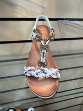 Load image into Gallery viewer, Crete Sandal - White
