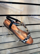 Load image into Gallery viewer, Crete Sandal - Black
