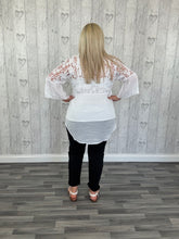 Load image into Gallery viewer, The Catherine - White Floaty Lace Shirt
