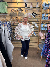 Load image into Gallery viewer, The Melanie - White Crochet Top
