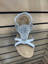 Load image into Gallery viewer, Sparkle - White Sandal
