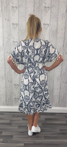 Ariel - Light Blue Tassle Dress