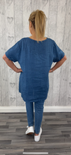 Load image into Gallery viewer, The Caroline - Cerise Pink Linen Top
