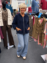 Load image into Gallery viewer, Soft Cord Style Zip-Up Hooded Jacket
