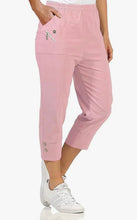 Load image into Gallery viewer, Cherry Berry 3/4 Stretch Trousers £12.99 Size 10-24
