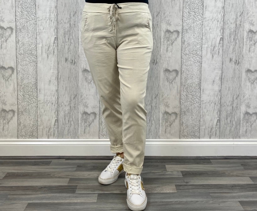 Regular - Beige Magic Trousers